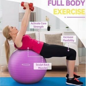 💥Buy 2 Get 1 Free💥 55cm Purple Exercise Ball